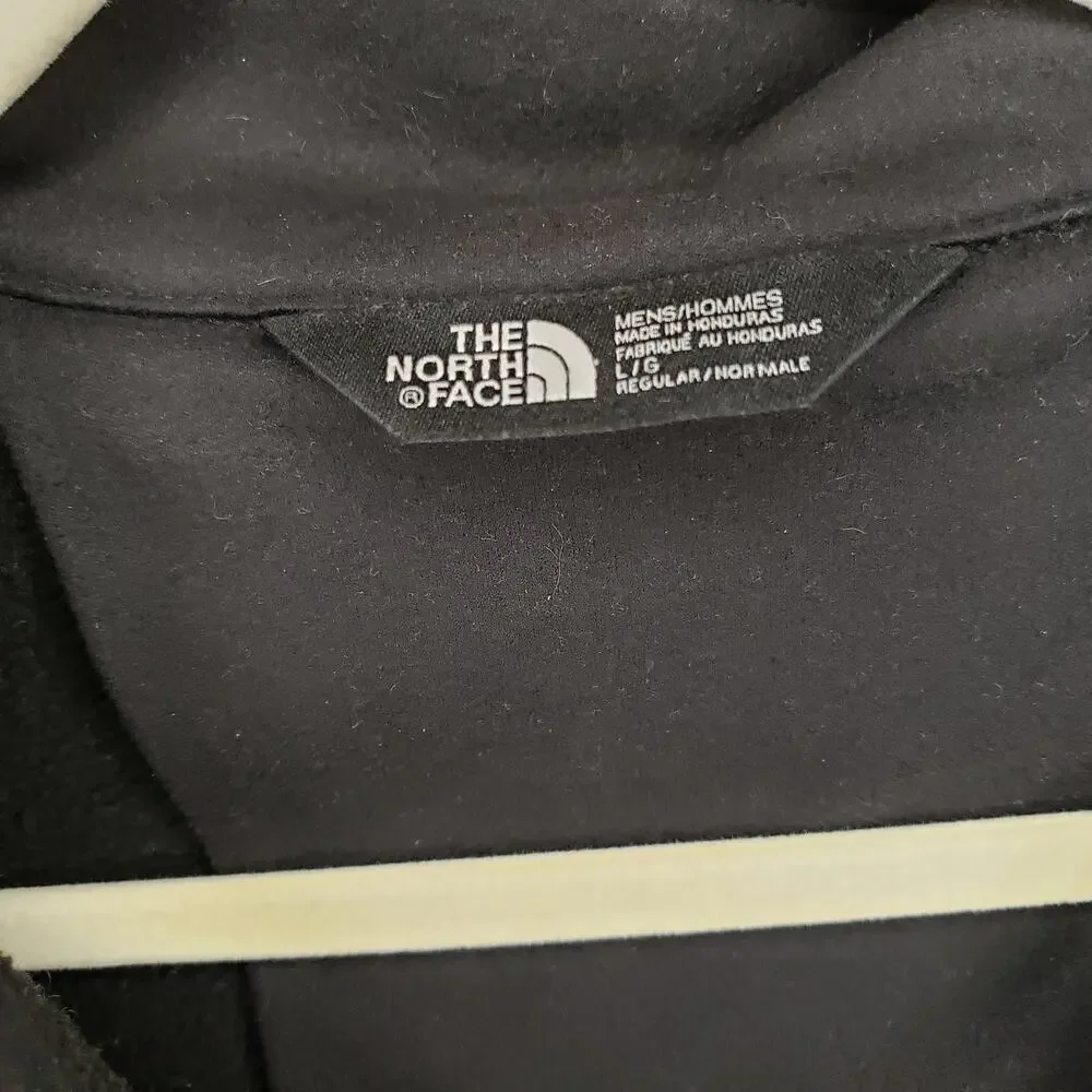 The North Face Apex Softshell Jacket Mens Large Black Full Zip VEGA Logo